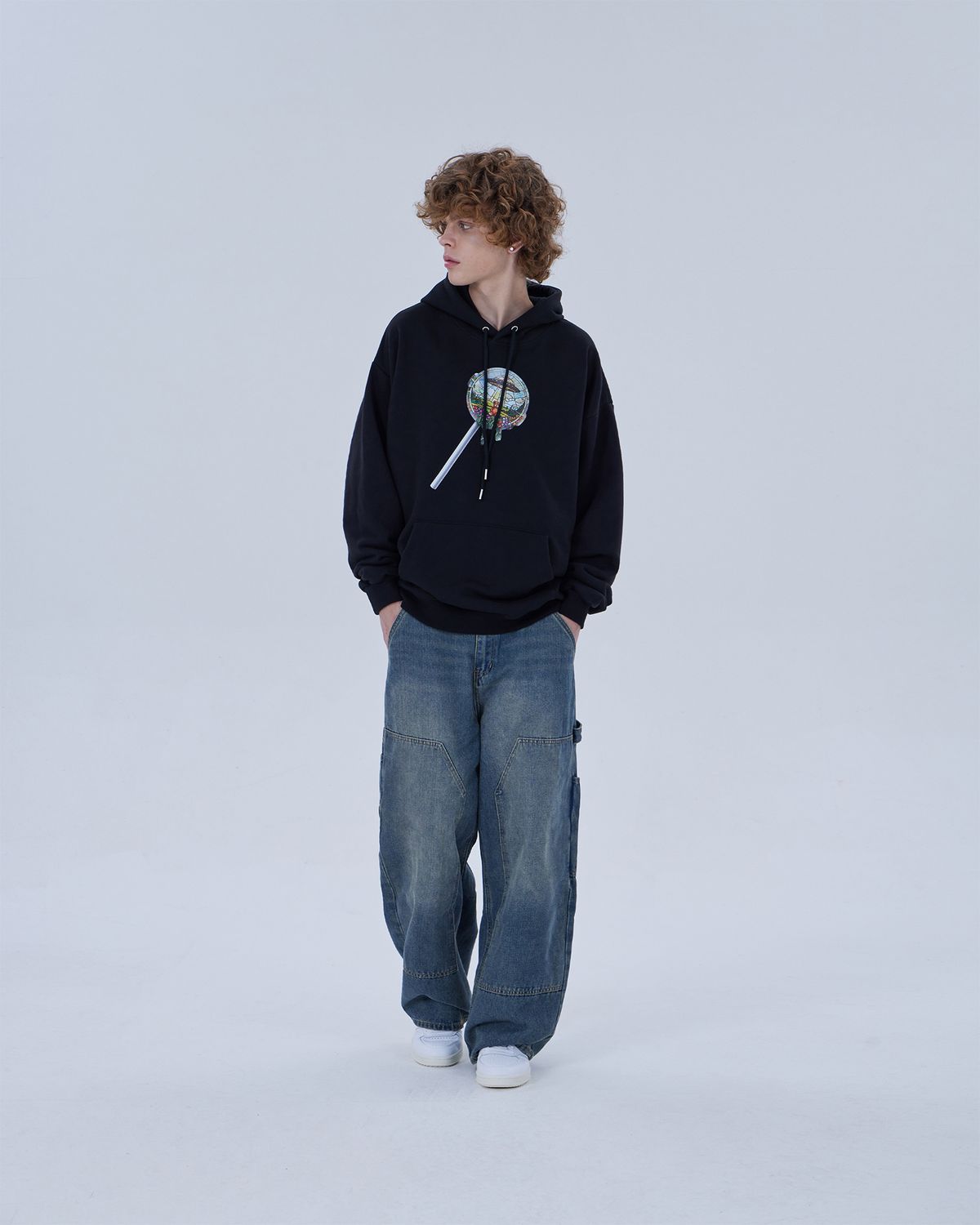 디스펑트(DYSFUNCT) PEACEFUL KIDNAP CANDY HOODIE (BLACK)