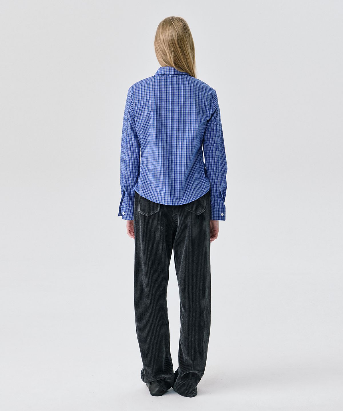 분더캄머(WNDERKAMMER) 25 Regular Fit Shirt_Blue(25 레귤러 핏 셔츠_블루)