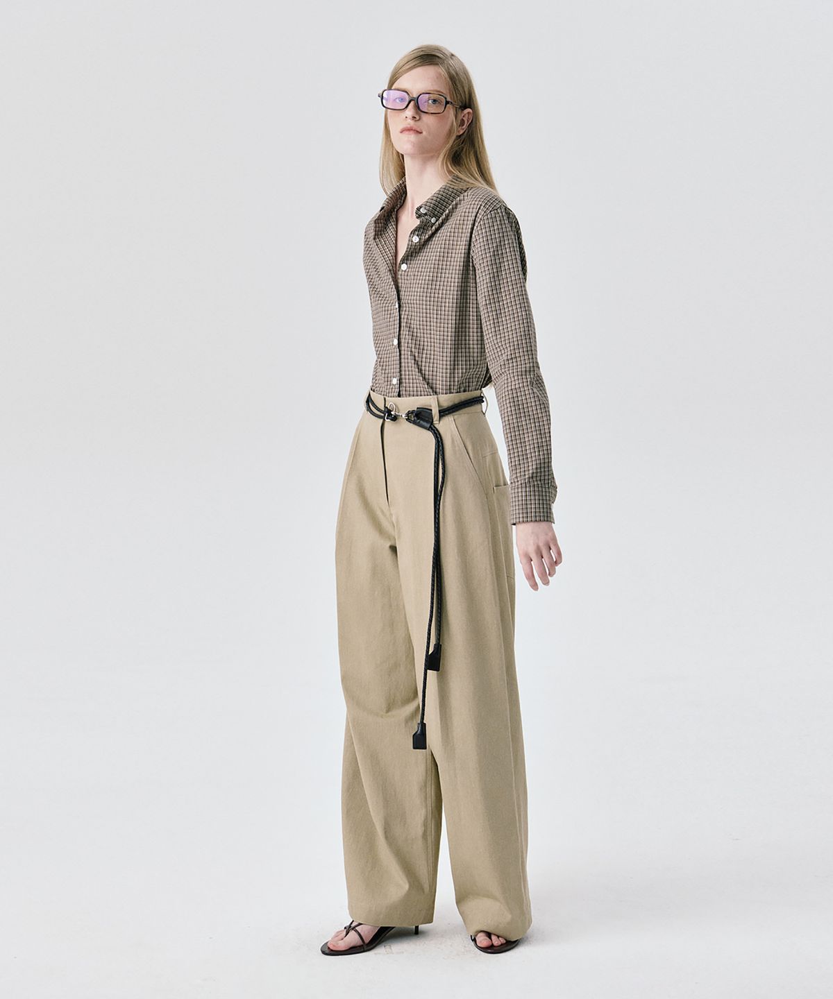 분더캄머(WNDERKAMMER) 25 Regular Fit Shirt_Brown(25 레귤러핏 셔츠_브라운)
