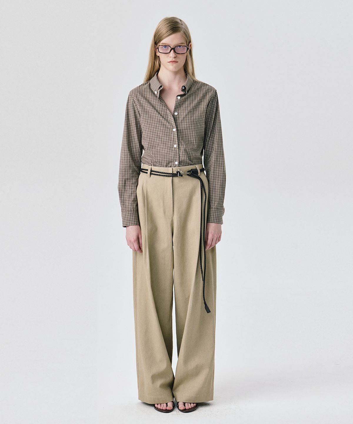 분더캄머(WNDERKAMMER) 25 Regular Fit Shirt_Brown(25 레귤러핏 셔츠_브라운)