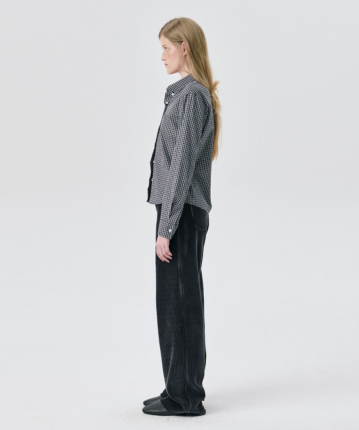 분더캄머(WNDERKAMMER) 25 Regular Fit Shirt_Black(25 레귤러핏 셔츠_블랙)