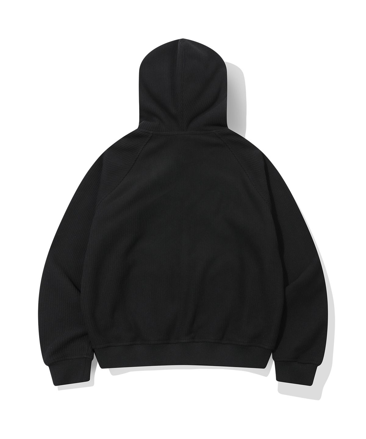 빈트릴(BEENTRILL) 우먼즈 코듀로이 플리스 래글런 후드집업(블랙)