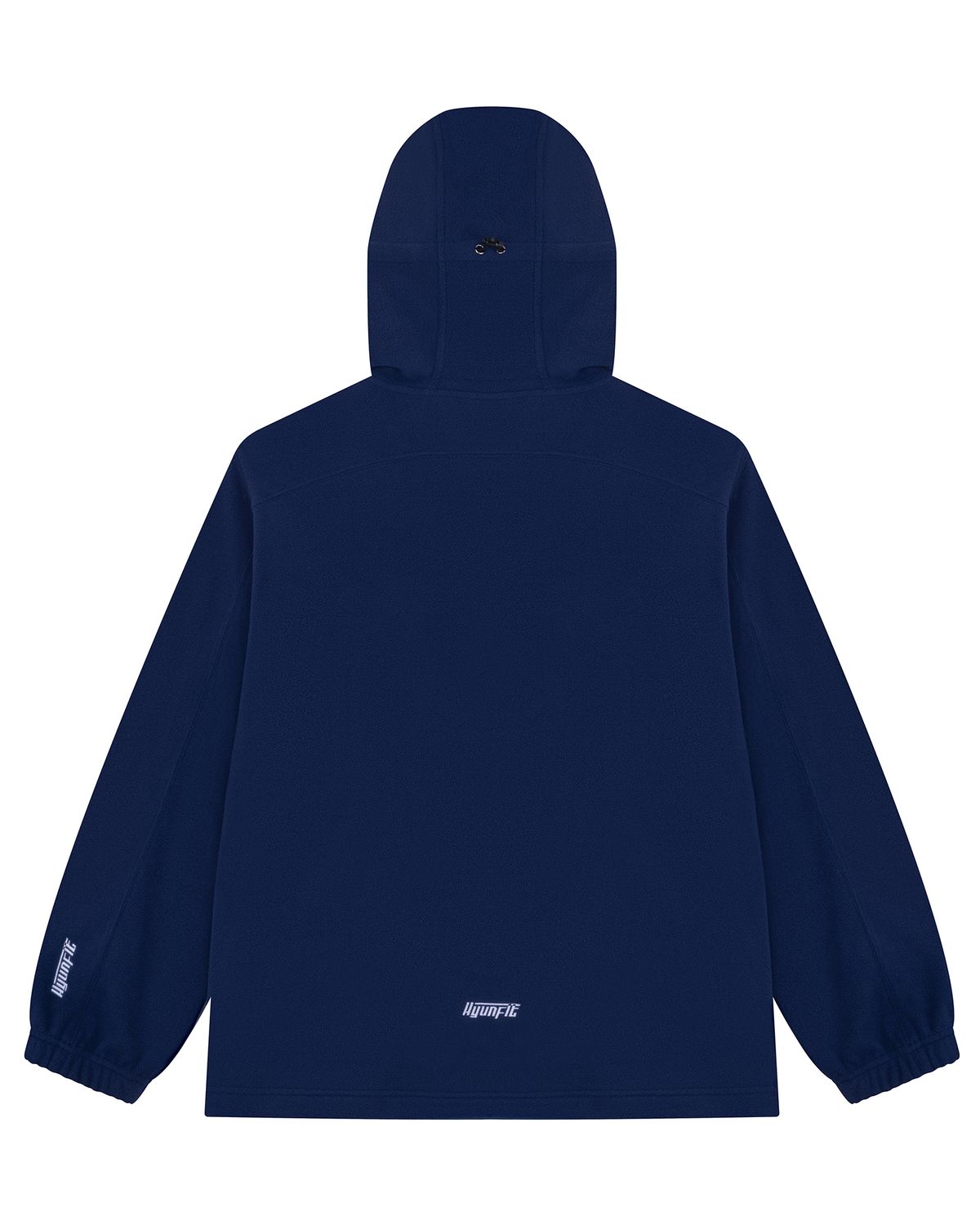 현피트(HYUNFIT) BALACLAVA HALF ZIP-UP HOODED-[NAVY]