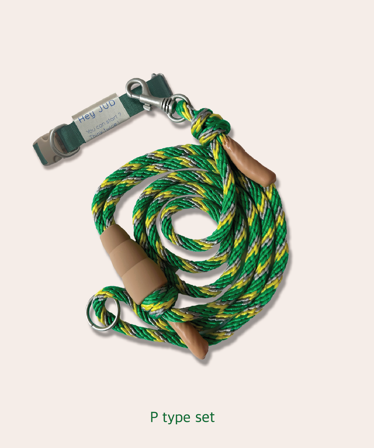 헤이쥬드(HEYJUD) JUD Single Leash Set  쥬드 싱글 리드줄 세트 _ 리드줄 2타입 (Soul Green)