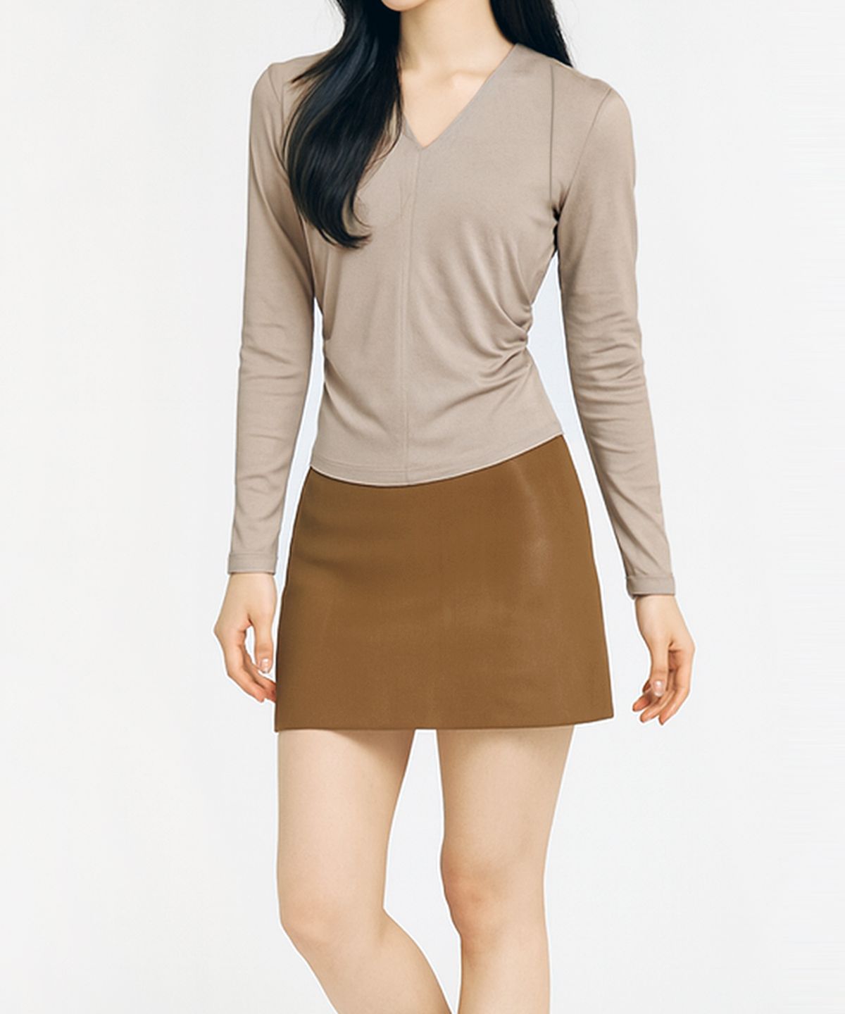 클레이스(CLACE) 넥셔링 사이드셔링 티셔츠_블랙