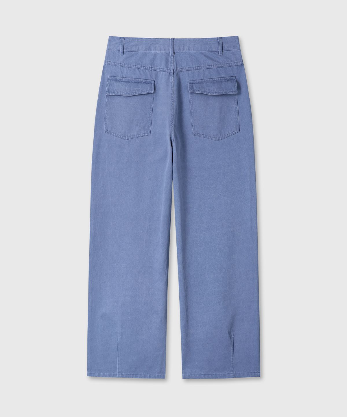 다이브인(DIVEIN) WASHED LOOSED WIDE COTTON PANTS (BLUE)