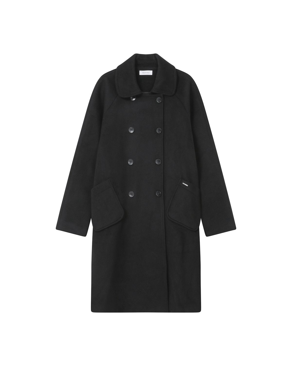 미세키서울(MISEKI SEOUL) Double button long coat BLACK