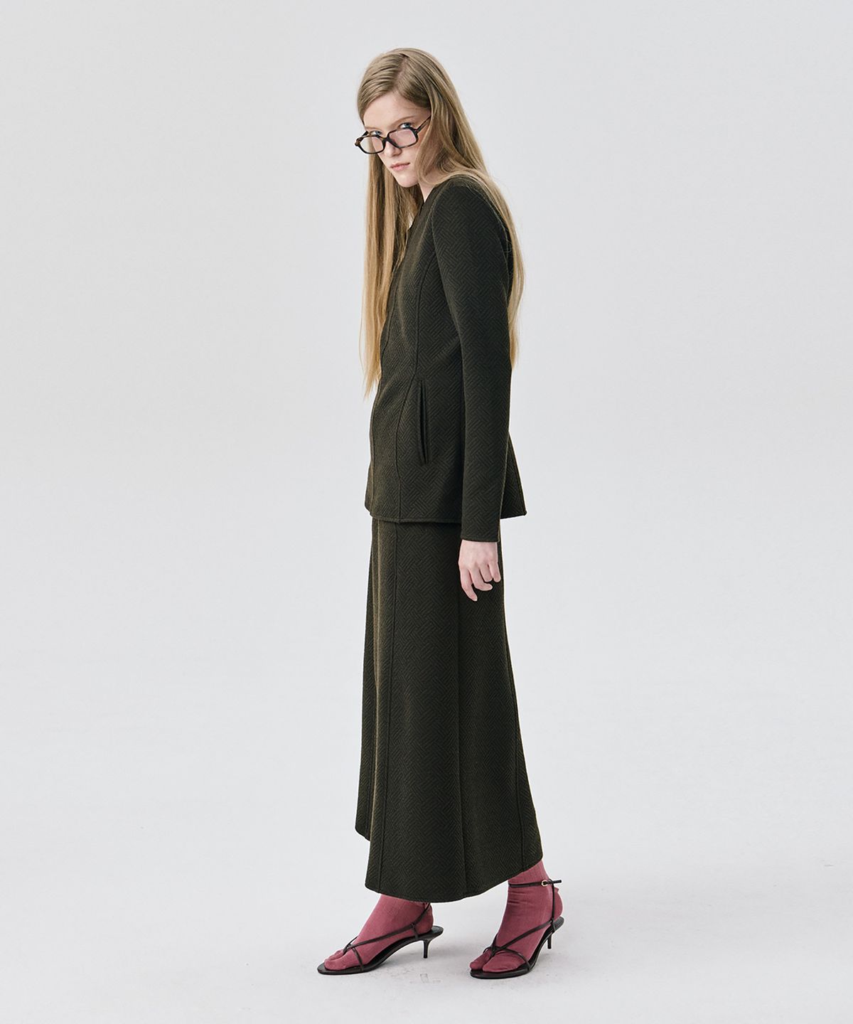 분더캄머(WNDERKAMMER) Round Poket Skirt_Brown(라운드 포켓 스커트_브라운)