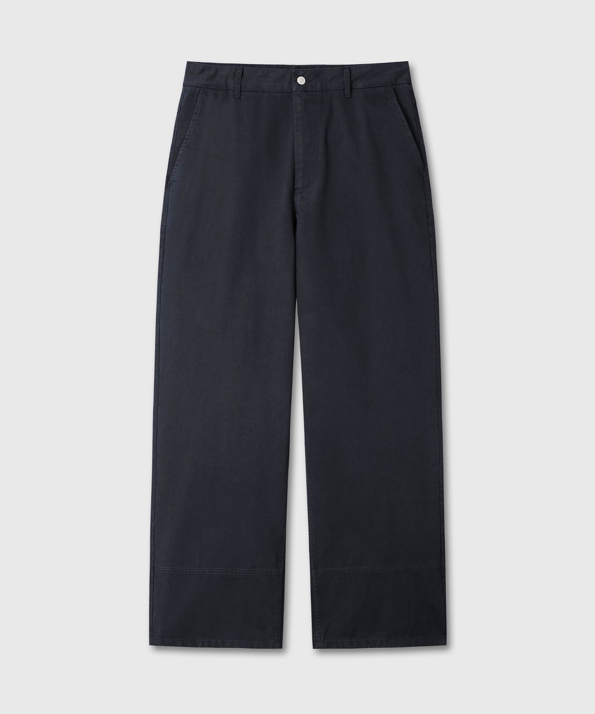 다이브인(DIVEIN) WASHED LOOSED WIDE COTTON PANTS (NAVY)