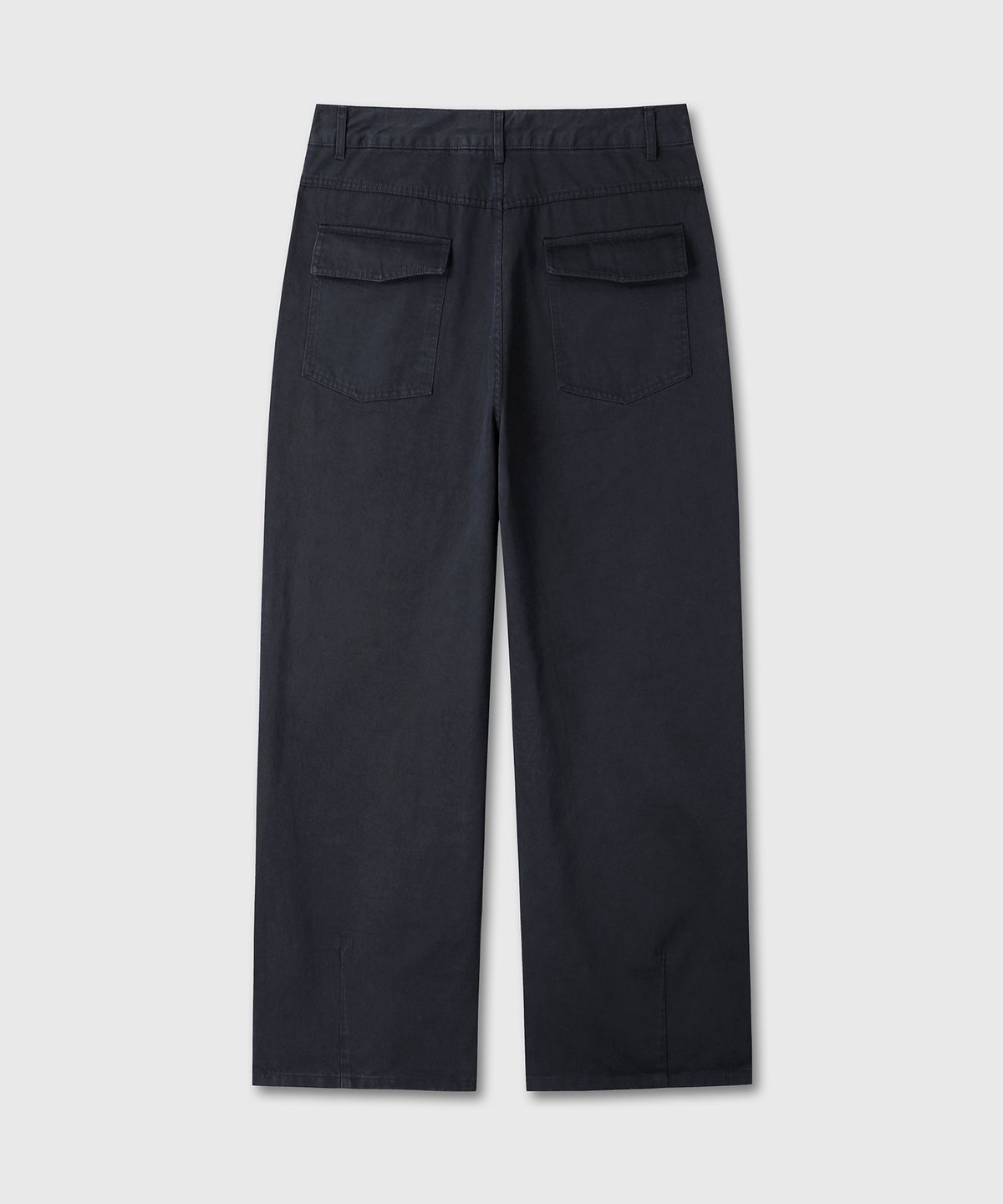다이브인(DIVEIN) WASHED LOOSED WIDE COTTON PANTS (NAVY)