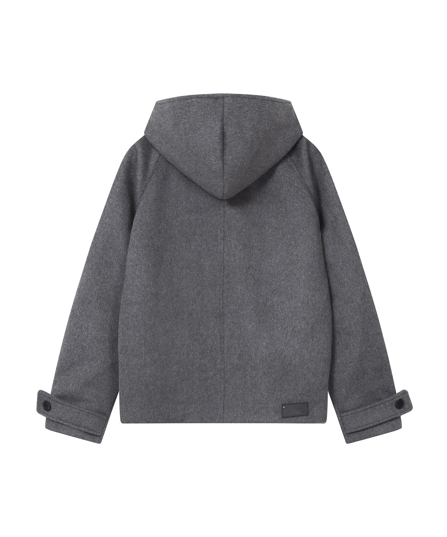 미세키서울(MISEKI SEOUL) Hoodie double button coat CHARCOAL