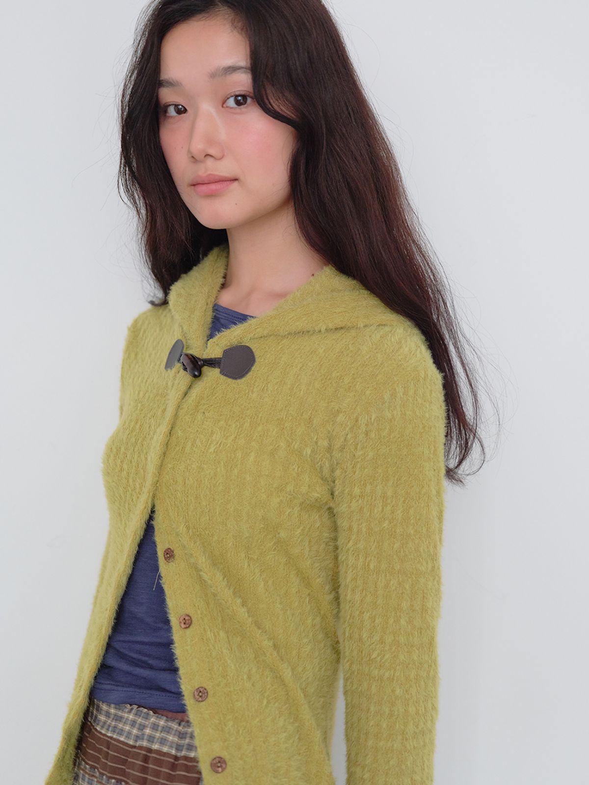 무음(MUWM) 토글 후드 가디건 Toggle Hooded Cardigan (Warm Olive)