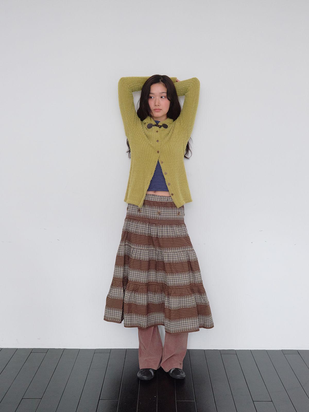 무음(MUWM) 토글 후드 가디건 Toggle Hooded Cardigan (Warm Olive)