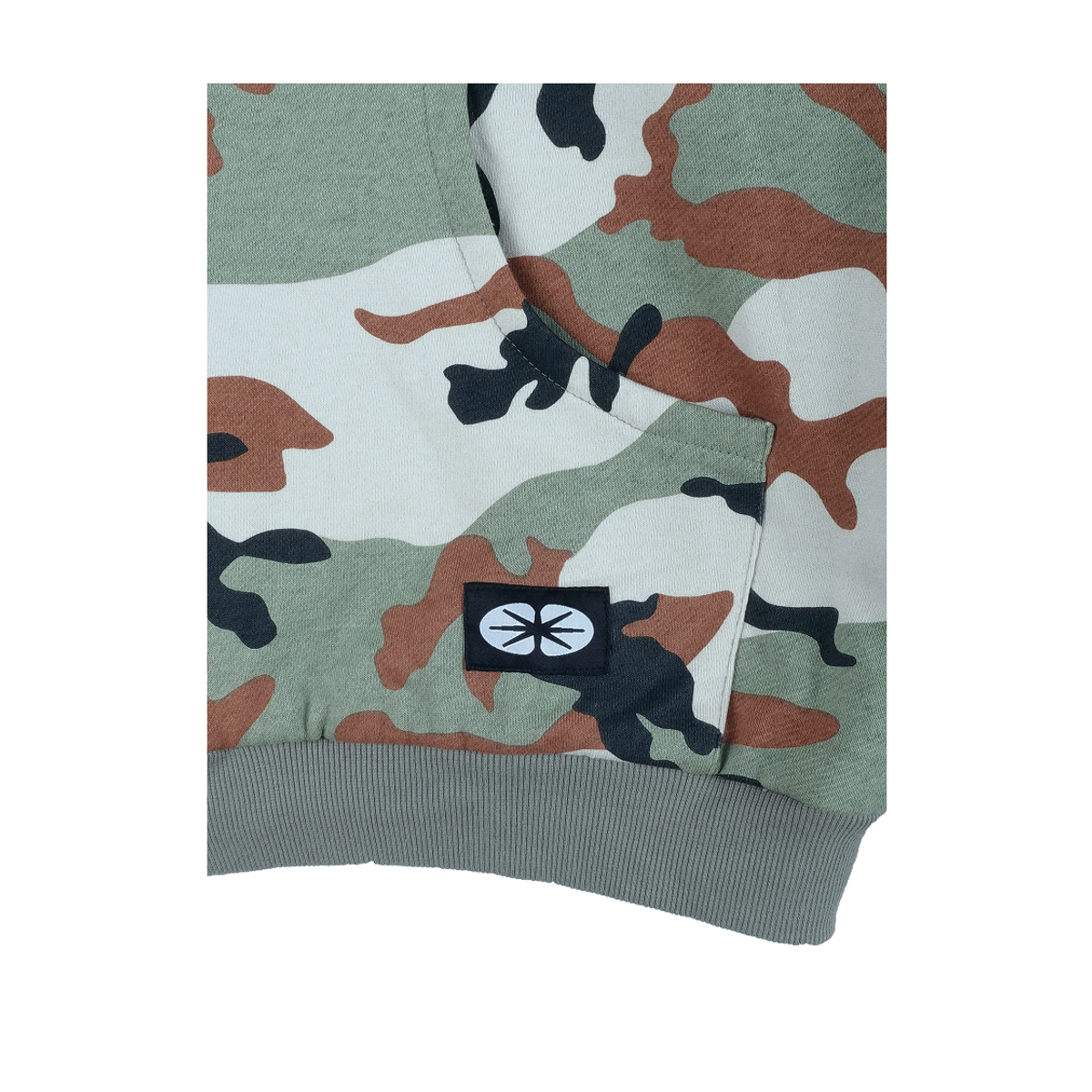 이알티알(ERTR) Reversible Hoodie Zip-Up Camo