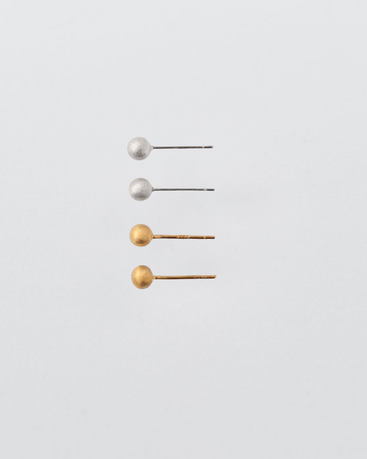 어나더레이어(ANOTHERLAYER) 4mm Ball Stud Matt - Silver (silver925)