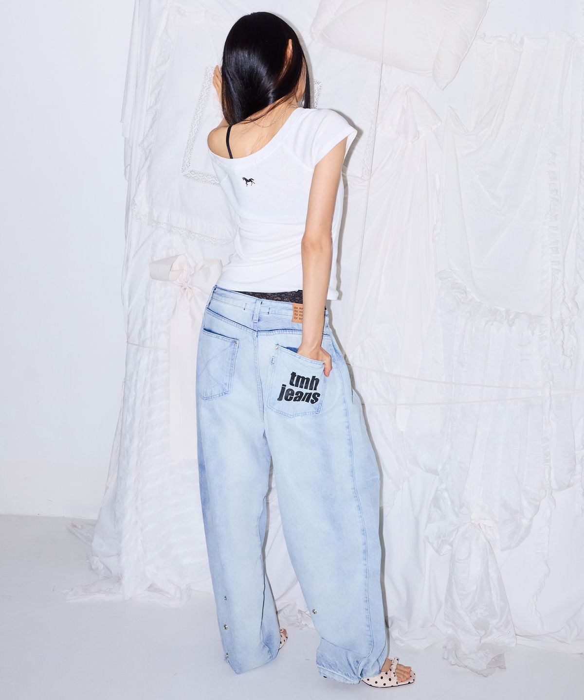 미스테리어스호텔(THE MYSTERIOUS HOTEL) TMH WASHED LOGO DN [3 Size]
