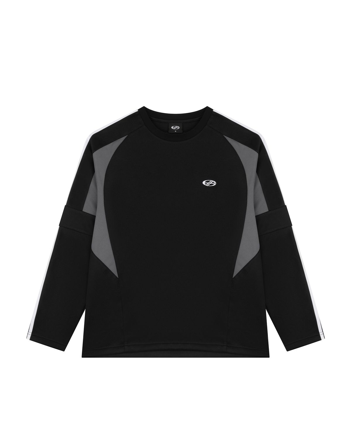 현피트(HYUNFIT) CURVED LONG SLEEVE-[BLACK]