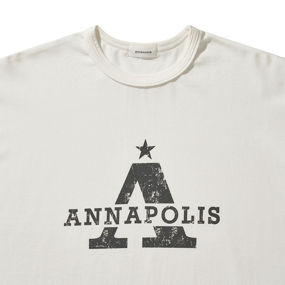 히즈핸더(HISHANDER) ANNAPOLIS L/S TEE WHITE