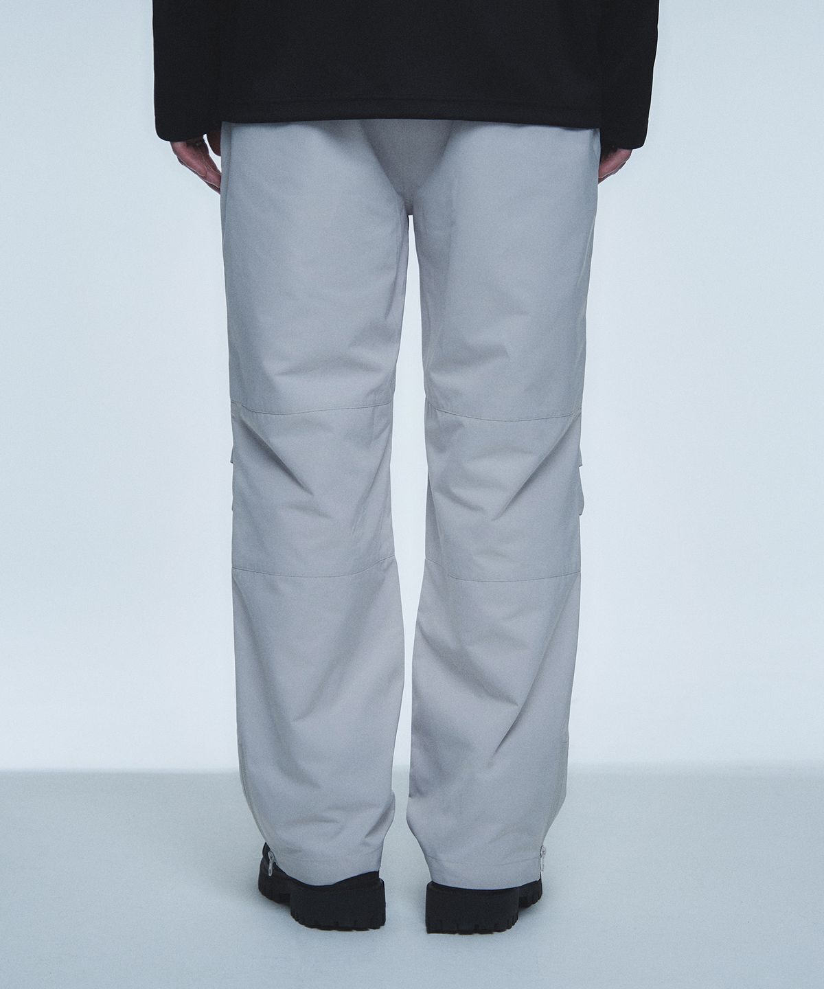 현피트(HYUNFIT) PINTUCK DETAIL PANTS-[GRAY]