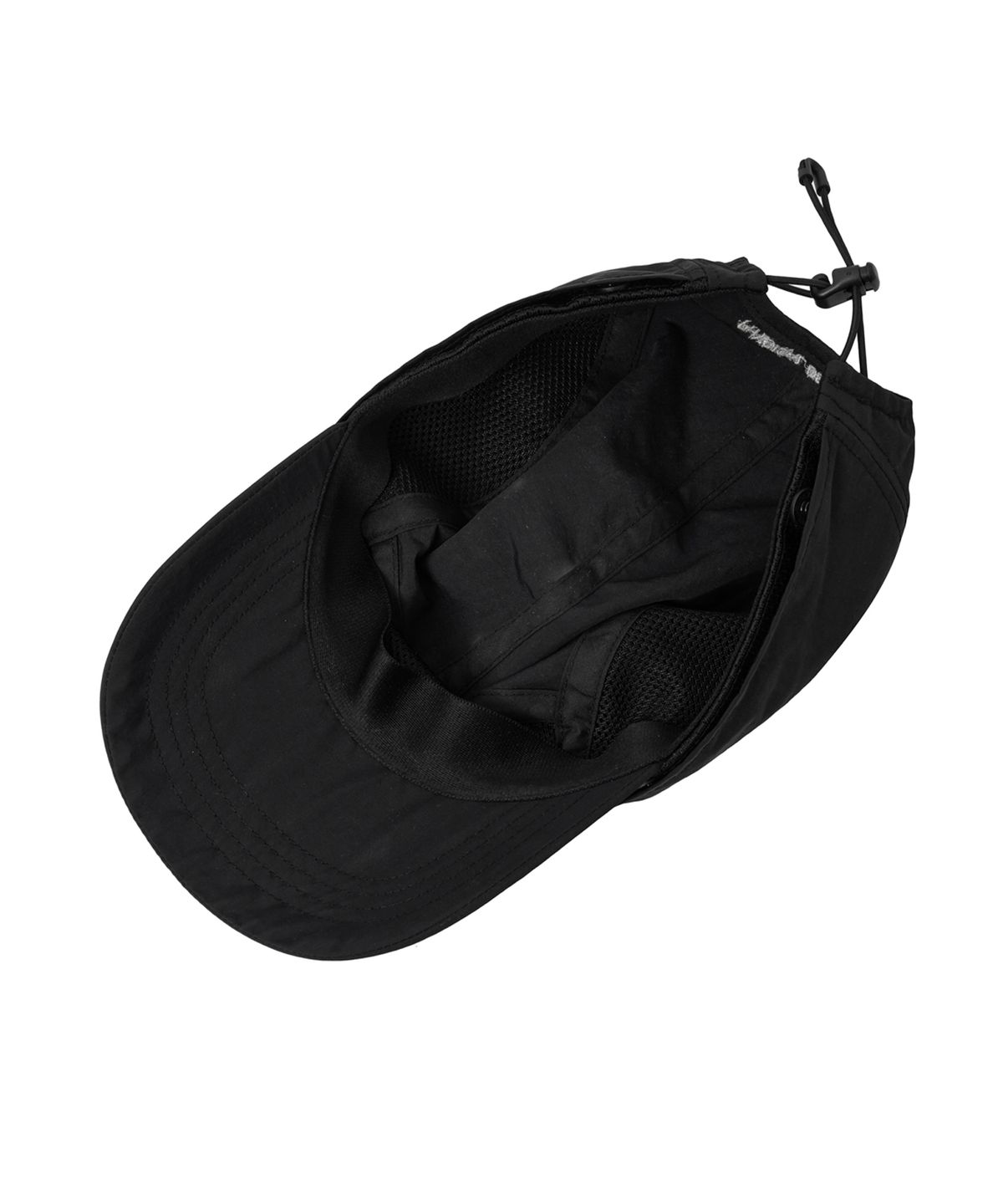 핍스 모터사이클(PHYPS MOTORCYCLE) H-Tech Wing Logo Sun Shade Cap Black