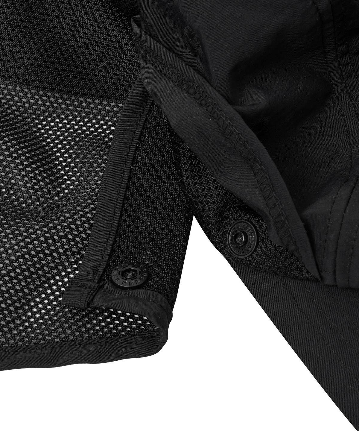 핍스 모터사이클(PHYPS MOTORCYCLE) H-Tech Wing Logo Sun Shade Cap Black
