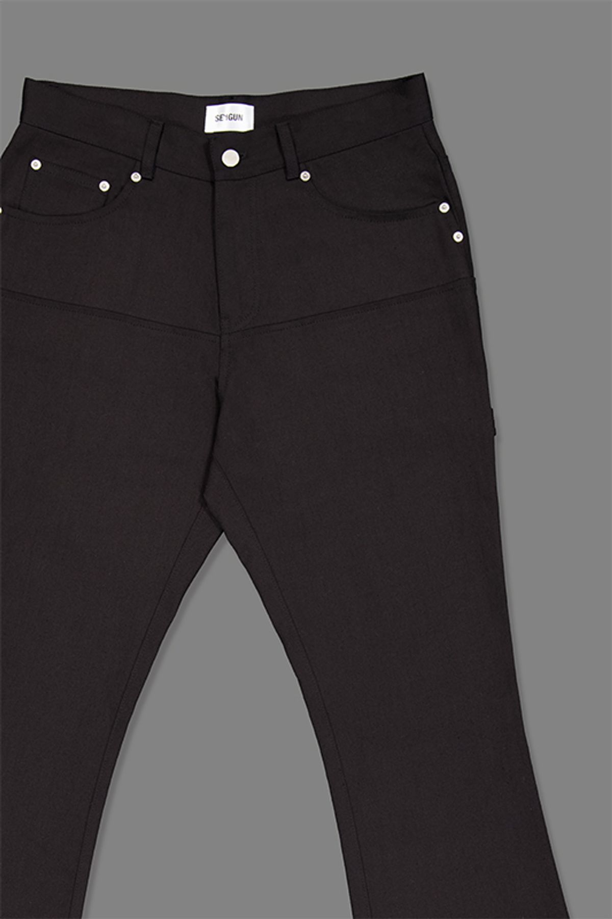 세이건(SEYGUN) BOOTSCUT BLACK DENIM JEAN