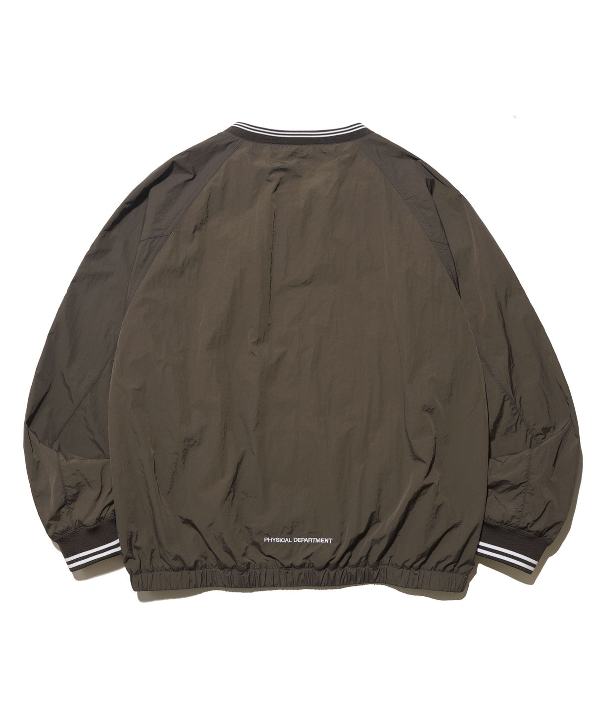 핍스 모터사이클(PHYPS MOTORCYCLE) Basic nylon Pocket Long Sleeve Brown