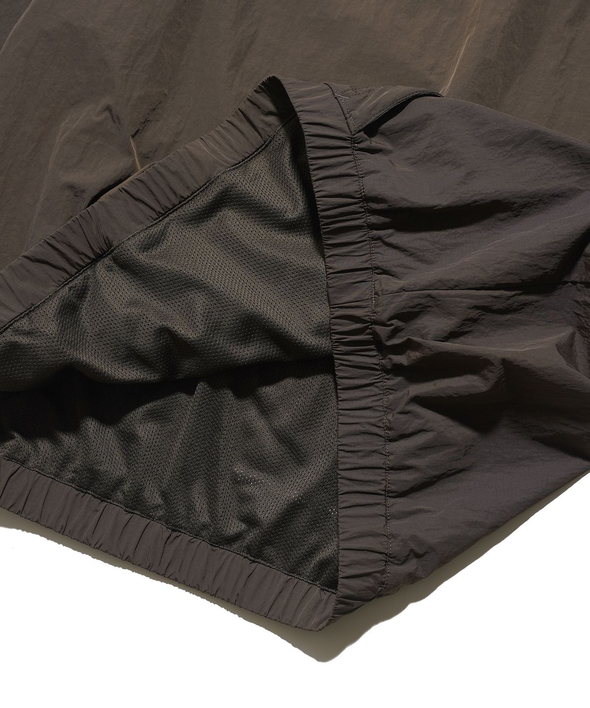 핍스 모터사이클(PHYPS MOTORCYCLE) Basic nylon Pocket Long Sleeve Brown