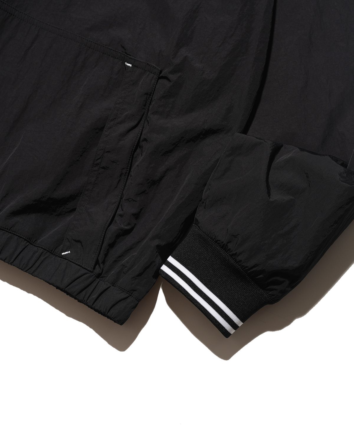 핍스 모터사이클(PHYPS MOTORCYCLE) Basic nylon Pocket Long Sleeve Black