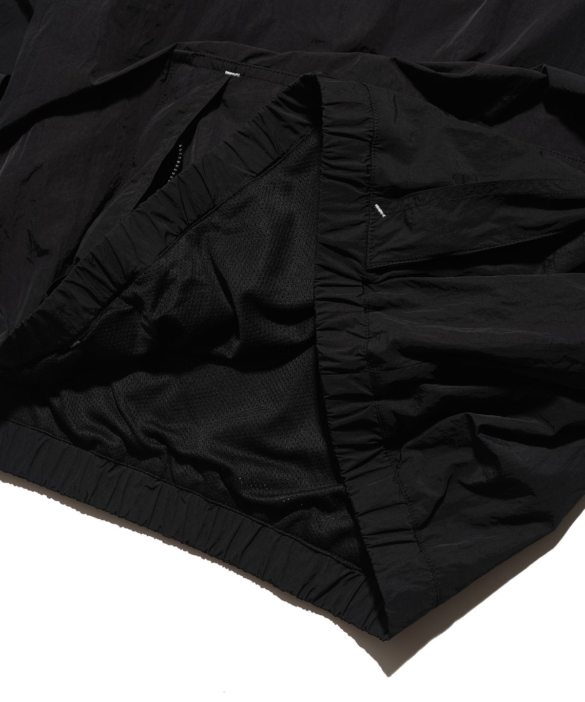 핍스 모터사이클(PHYPS MOTORCYCLE) Basic nylon Pocket Long Sleeve Black
