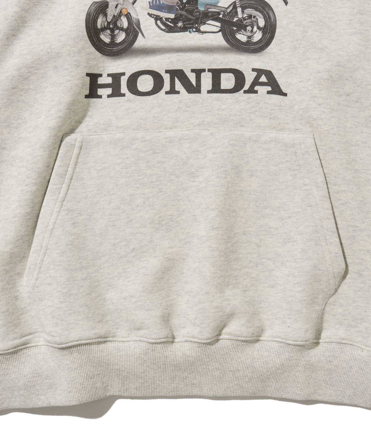 핍스 모터사이클(PHYPS MOTORCYCLE) DAX Bear Hoodie Oatmeal
