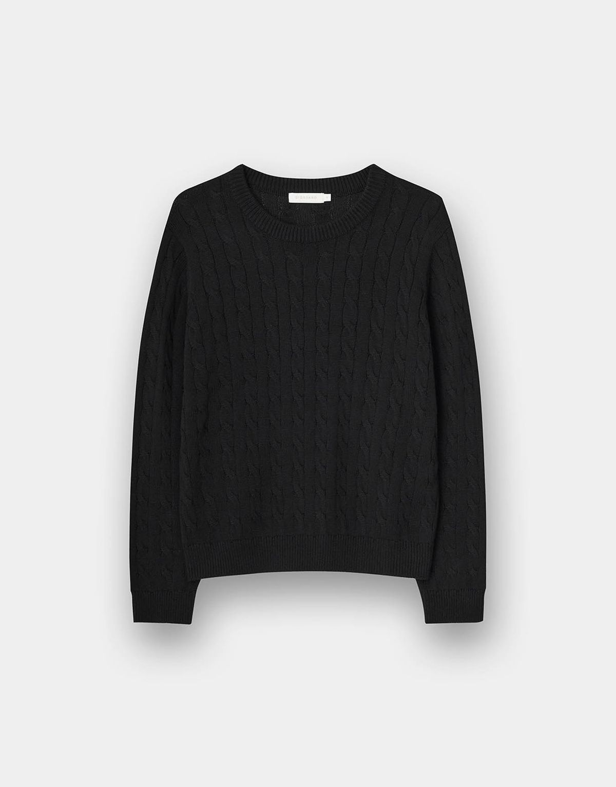 지오다노(GIORDANO) 케이블 크루넥 니트 스웨터(5GG) 355910 [4color]