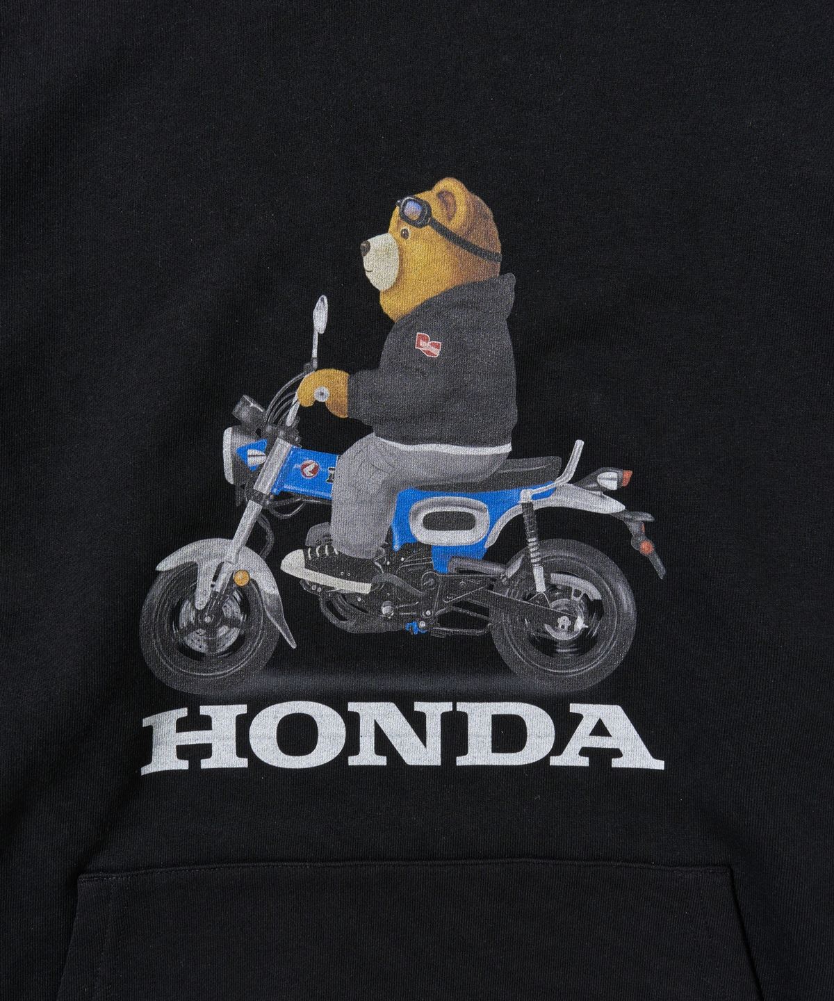 핍스 모터사이클(PHYPS MOTORCYCLE) DAX Bear Hoodie Black