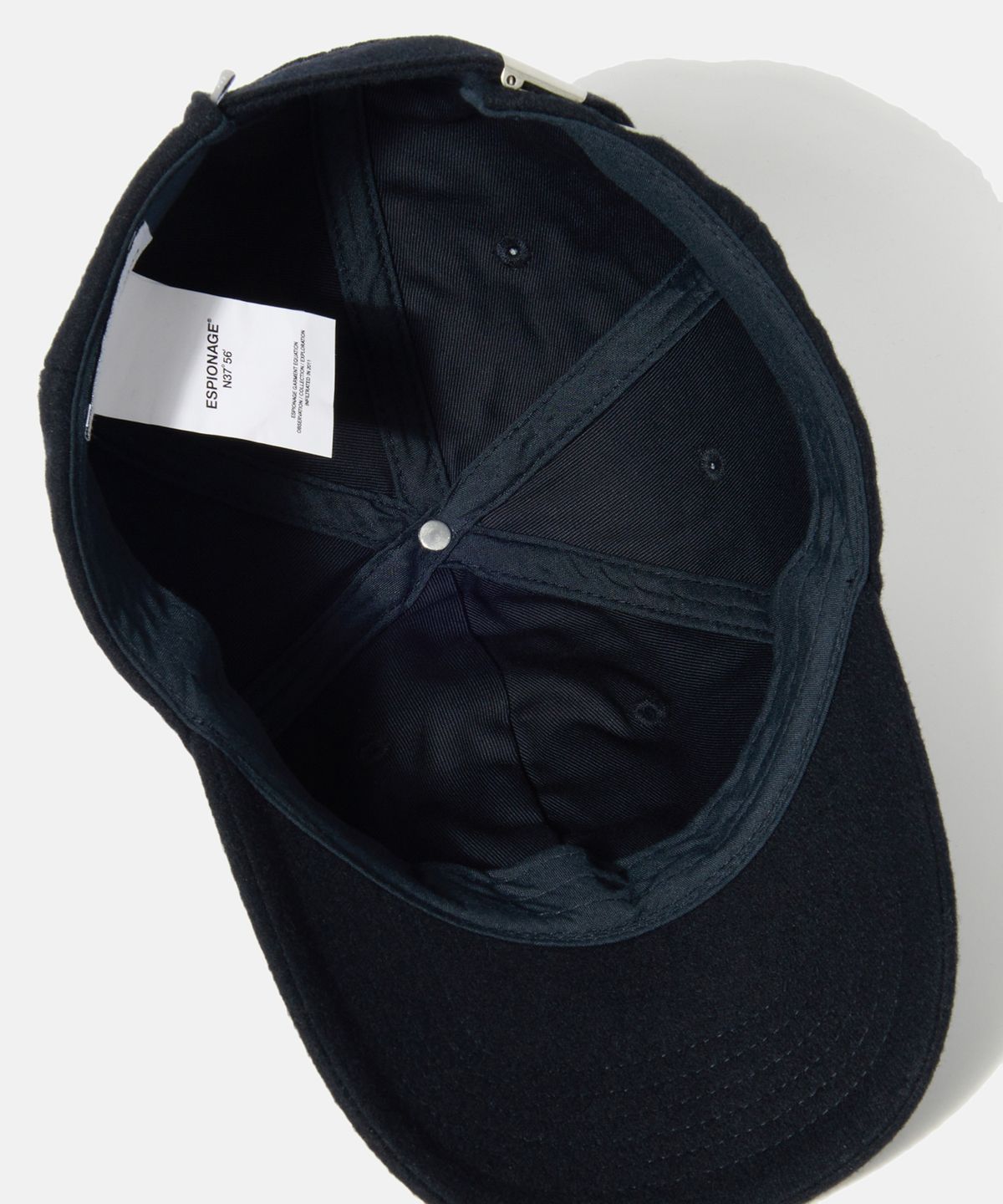 에스피오나지(ESPIONAGE) NY Skeletons Wool Ball Cap Dark Navy