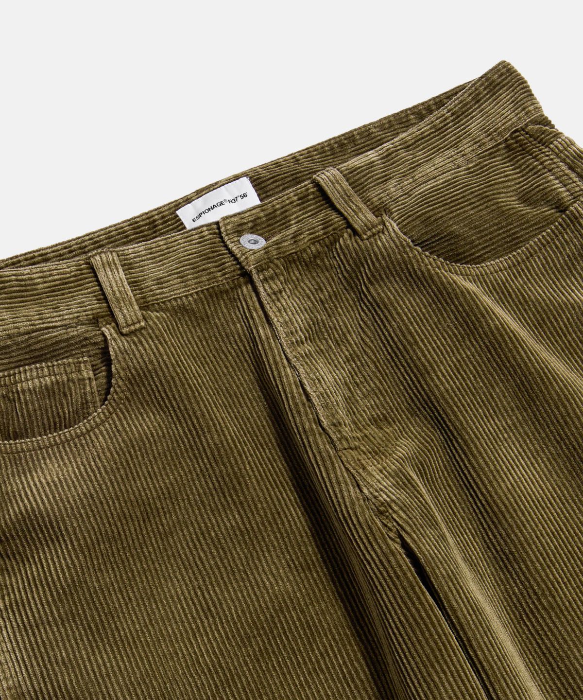 에스피오나지(ESPIONAGE) Vintage Corduroy 5Pocket Pants Washed Brown