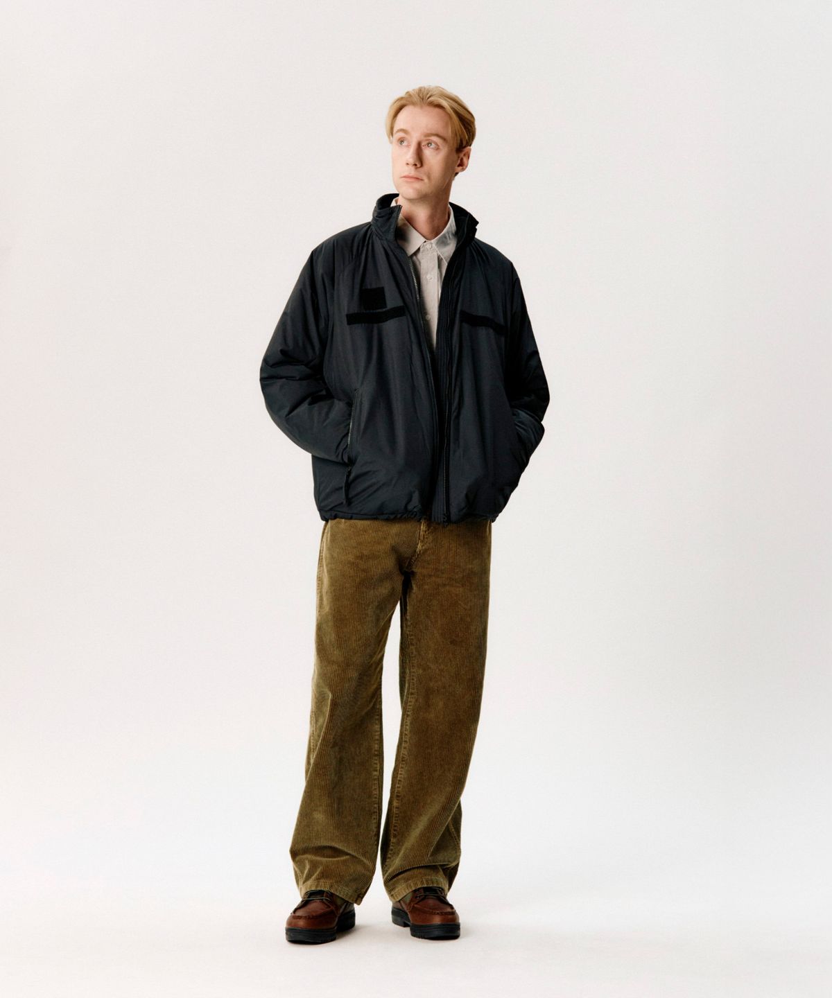 에스피오나지(ESPIONAGE) Vintage Corduroy 5Pocket Pants Washed Brown
