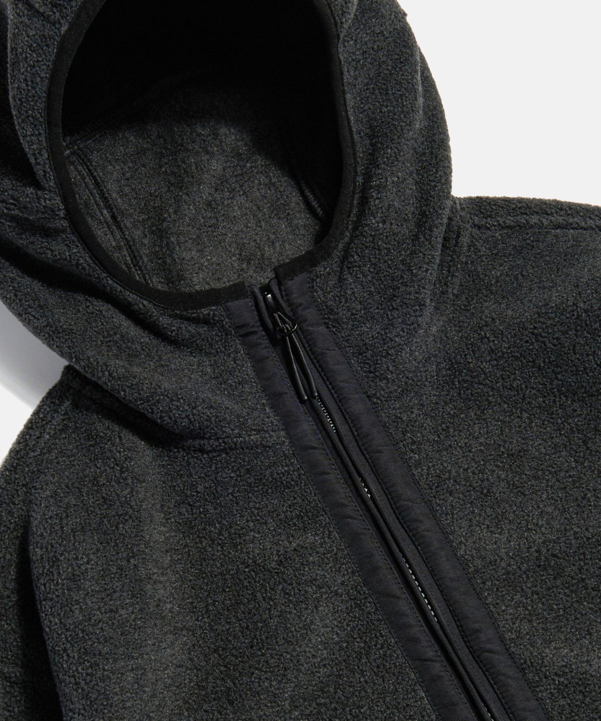 에스피오나지(ESPIONAGE) Expl. Fleece Pullover Anorak Dark Grey