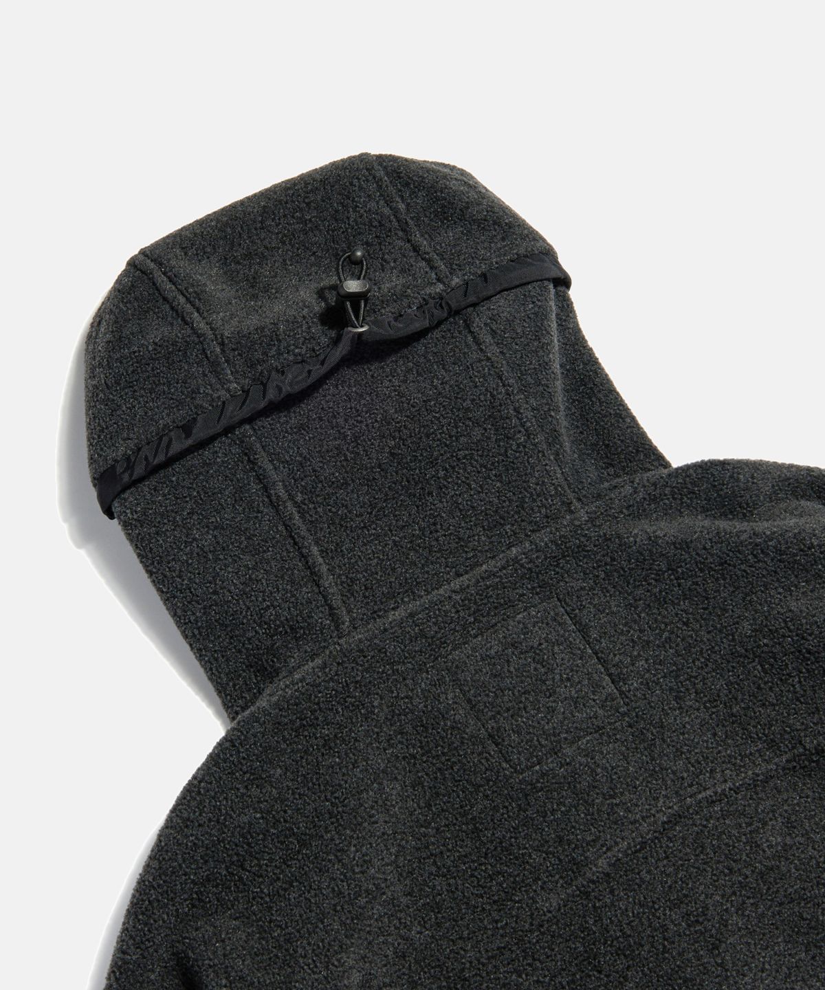에스피오나지(ESPIONAGE) Expl. Fleece Pullover Anorak Dark Grey
