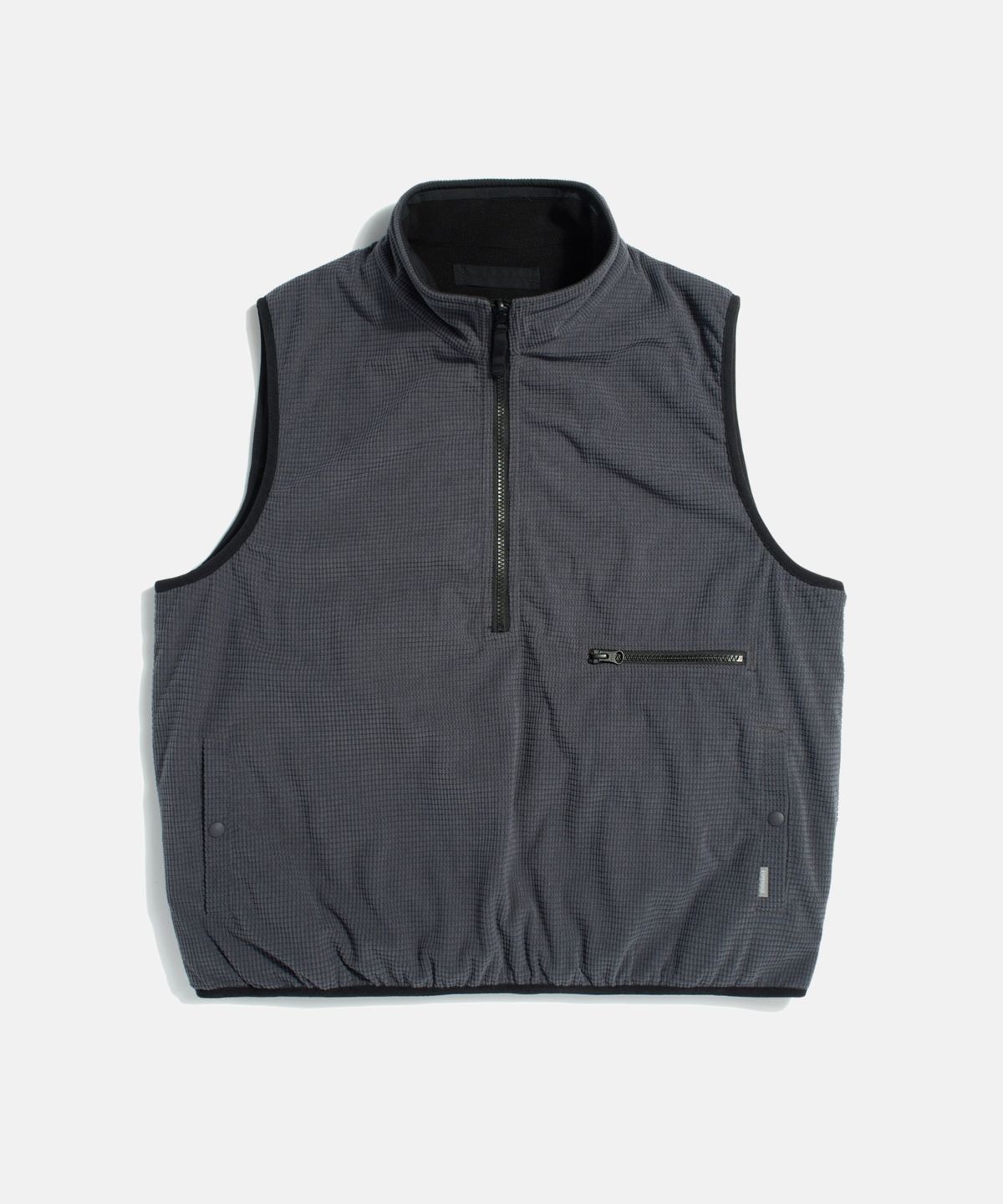 에스피오나지(ESPIONAGE) Expl. Reversible Pullover Vest Black