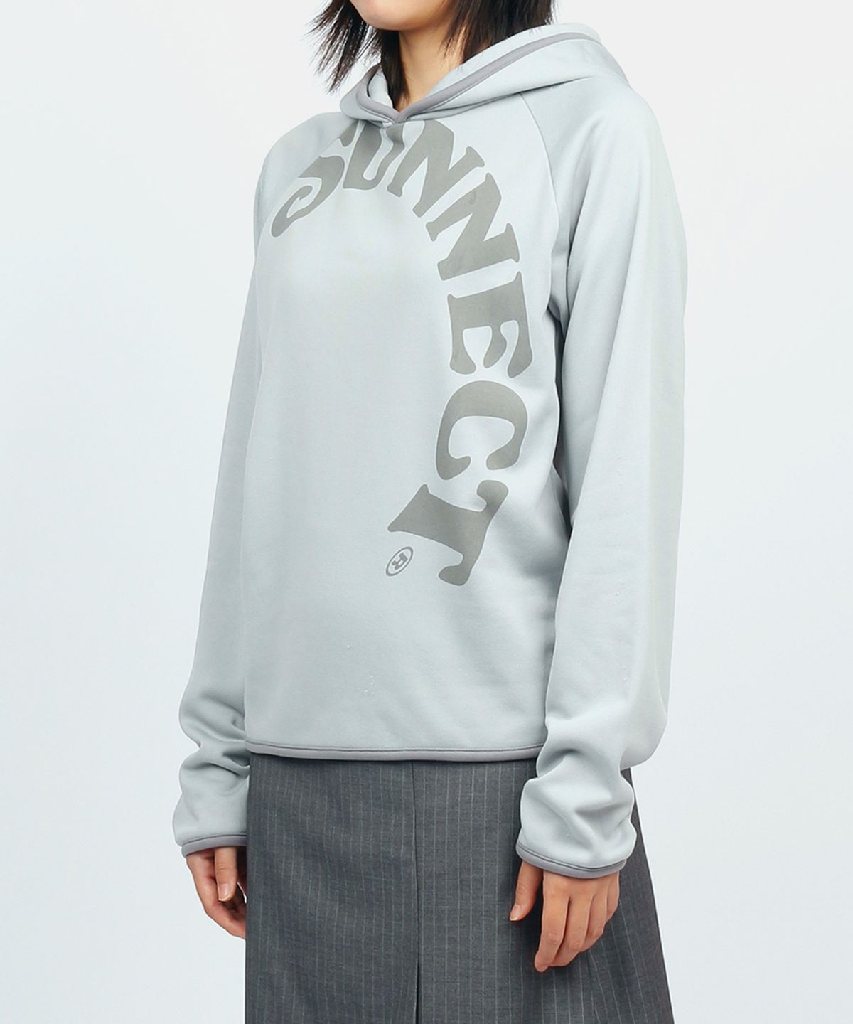 써넥트(SUNNECT) Big Wave Taped Hoodie - Mint