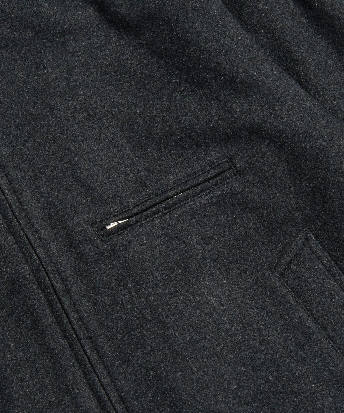 에스피오나지(ESPIONAGE) Wool Blend Track Blouson Charcoal