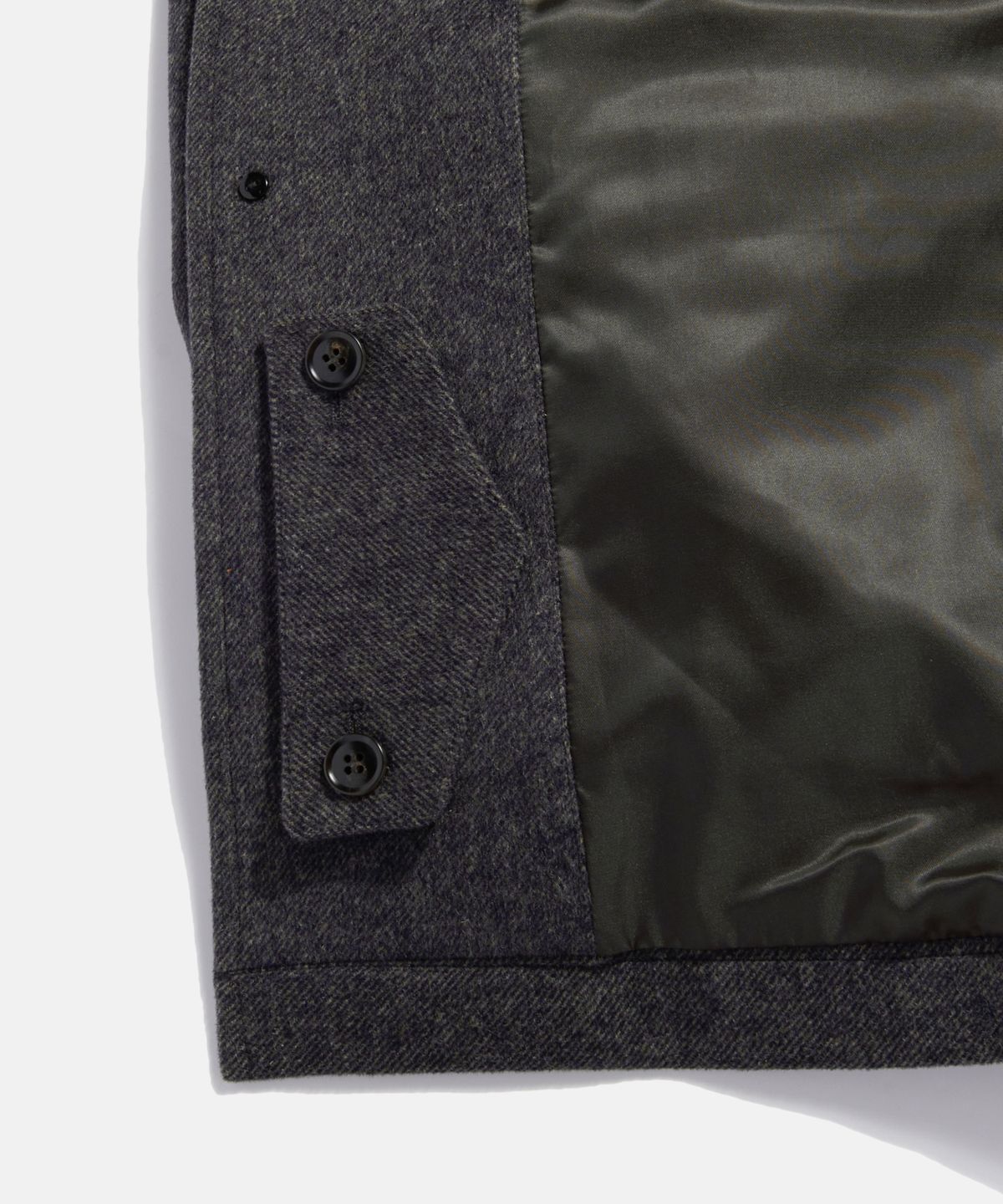 에스피오나지(ESPIONAGE) Wool Blend Car Coat Dark Dust