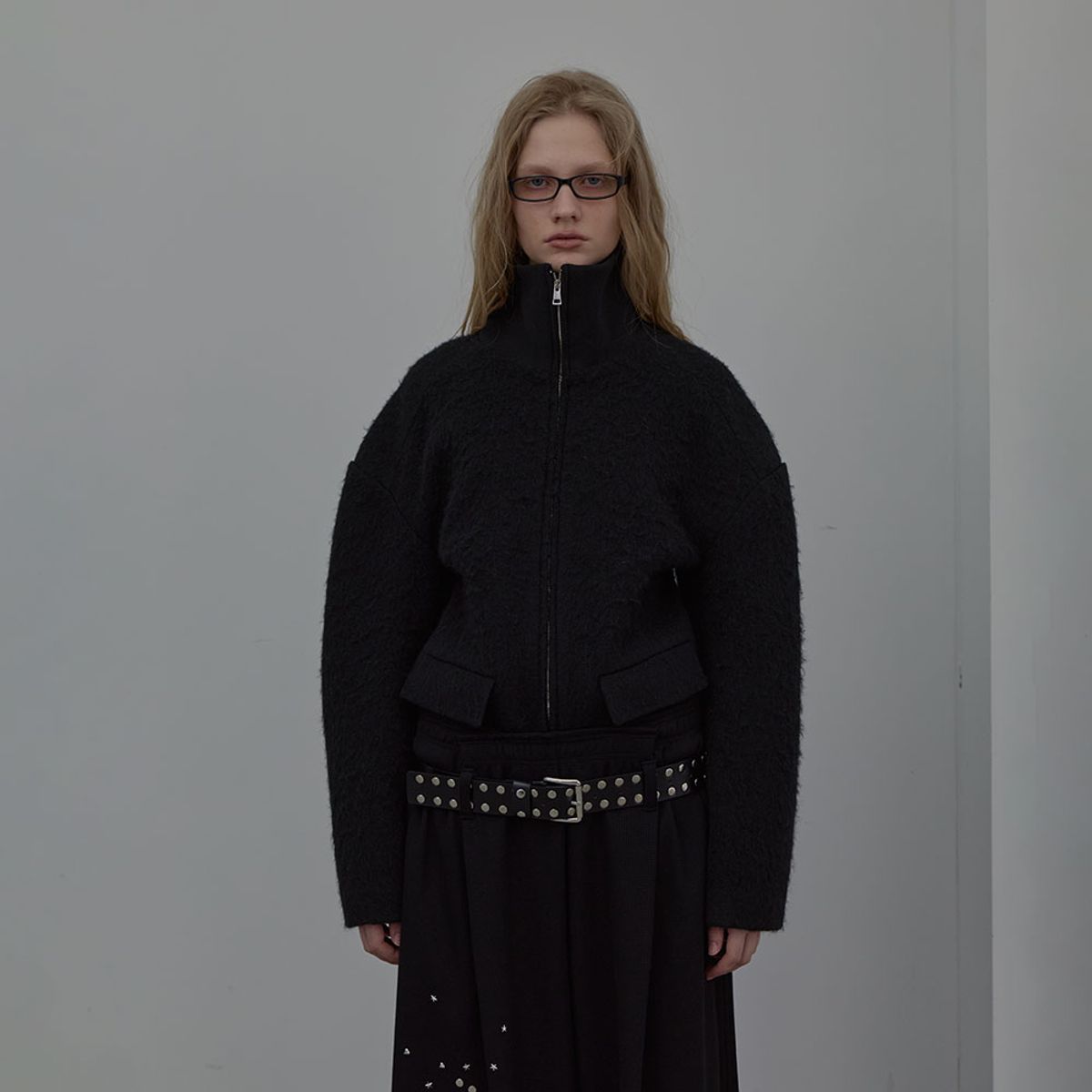 엘씨디씨티엠(LCDC™) BOUCLE JACKET (BLACK)
