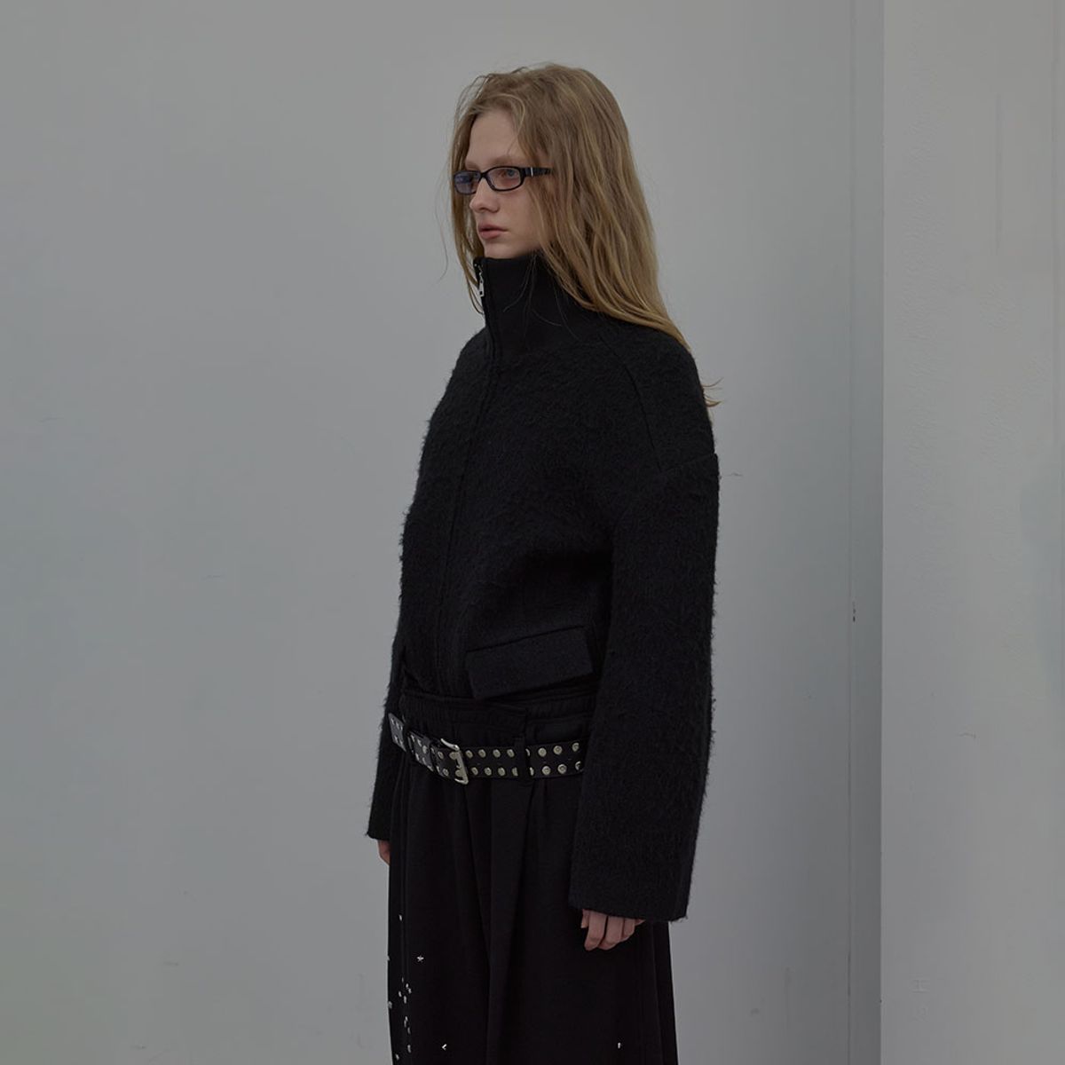 엘씨디씨티엠(LCDC™) BOUCLE JACKET (BLACK)
