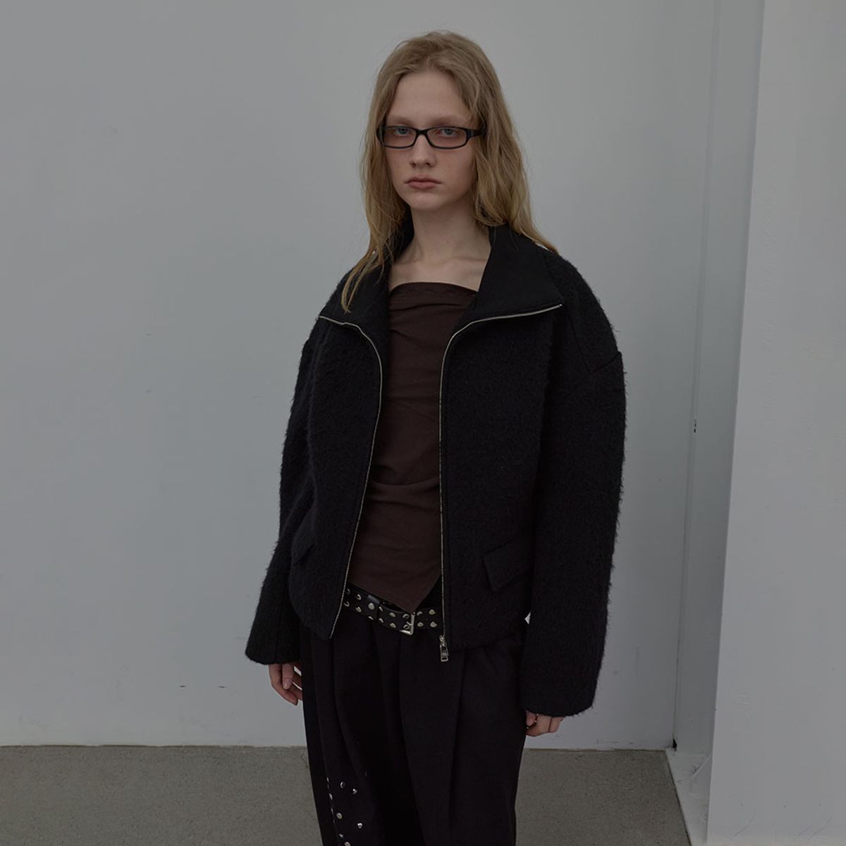 엘씨디씨티엠(LCDC™) BOUCLE JACKET (BLACK)