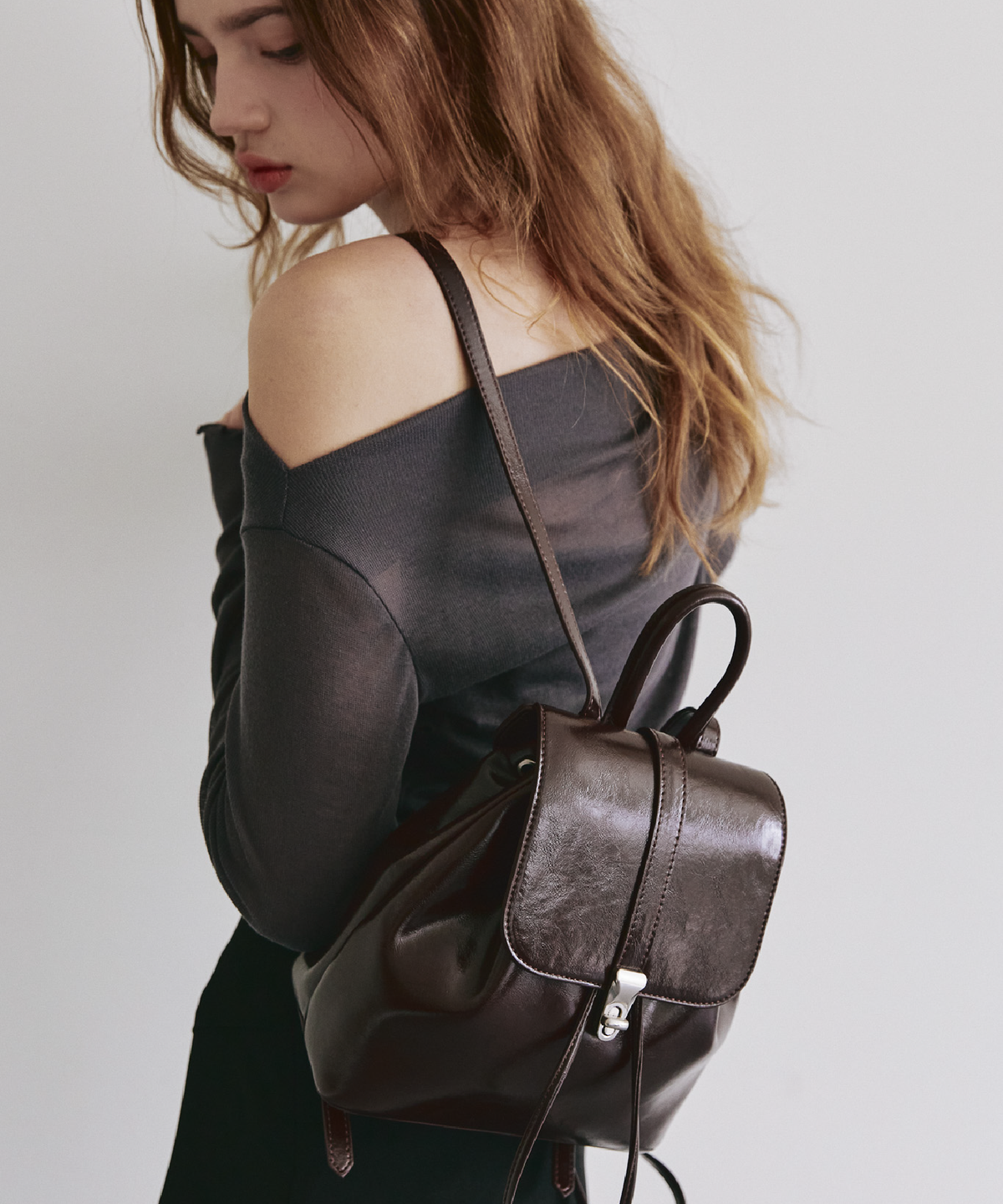 엑타(ECTAR) muko mini backpack-무코미니백팩 [브라운]