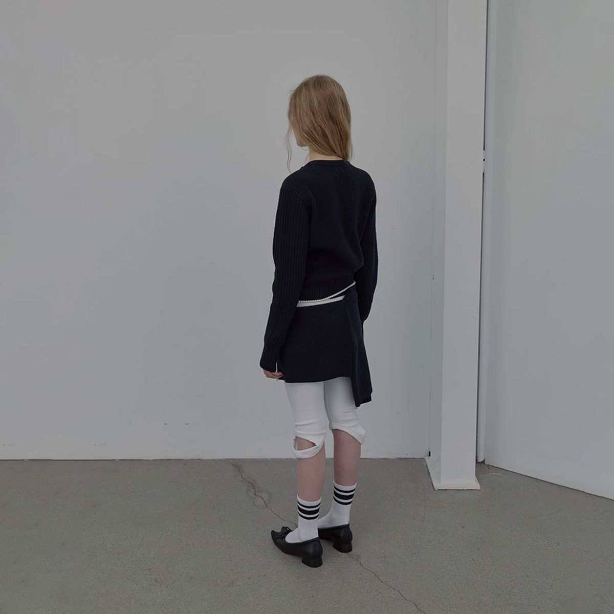 엘씨디씨티엠(LCDC™) DOUBLE LAYER PULLOVER (NAVY)