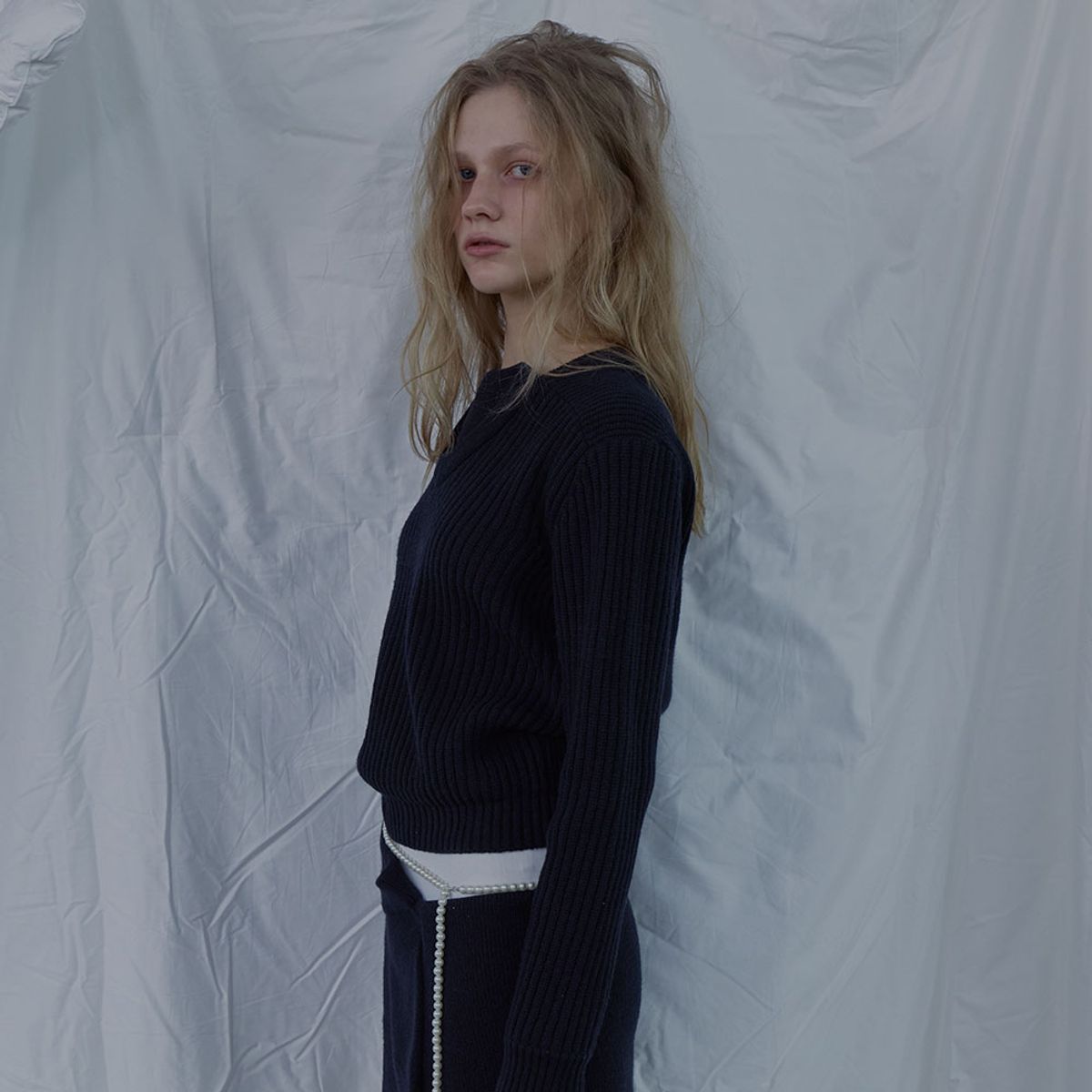 엘씨디씨티엠(LCDC™) DOUBLE LAYER PULLOVER (NAVY)