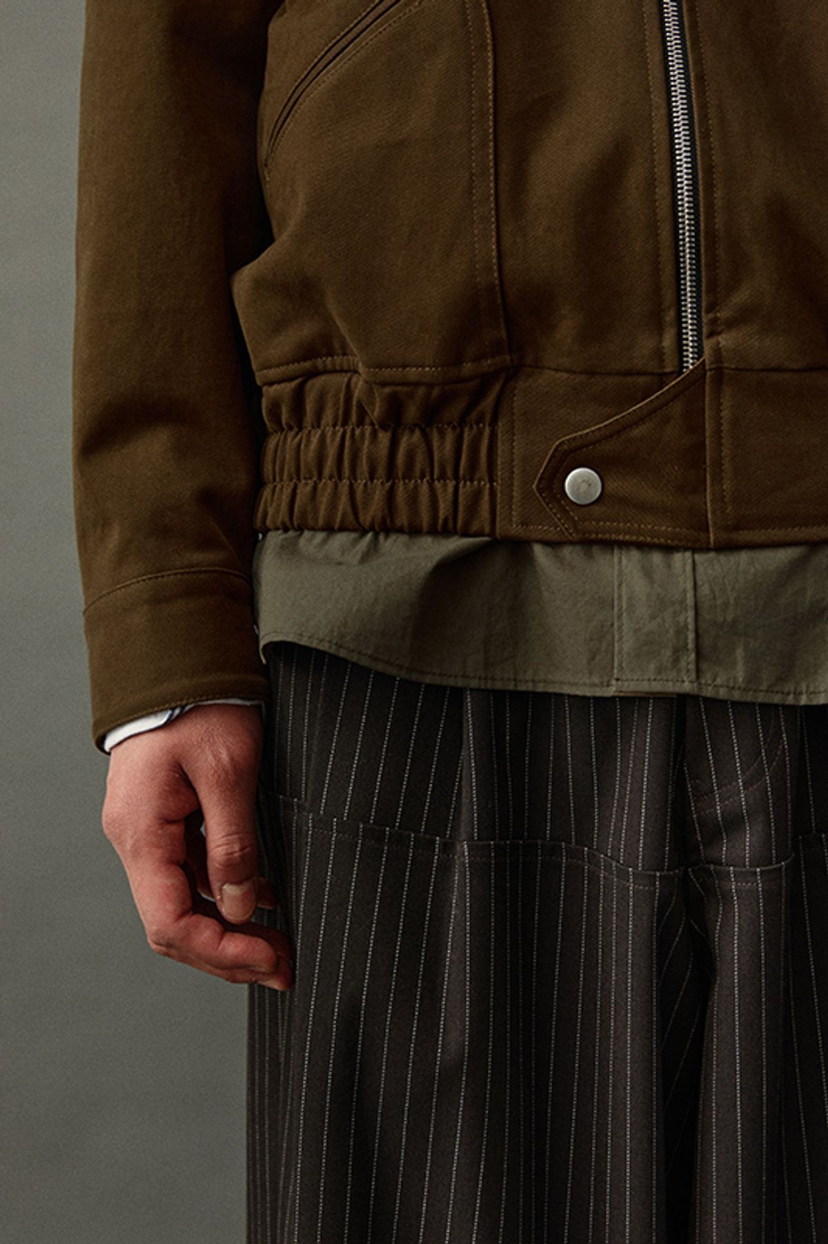 세이건(SEYGUN) FULL ZIPPED BOMBER JACKET