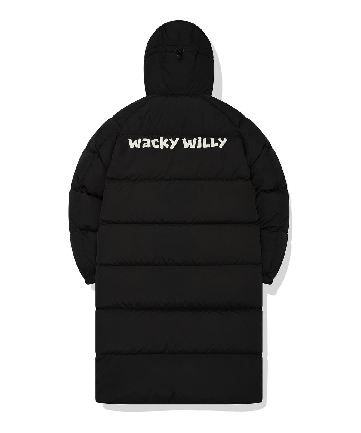 와키윌리(WACKY WILLY) [25FW] 롱 다운 점퍼 블랙